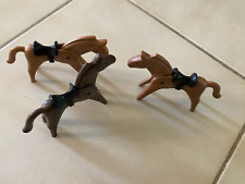 PLAYMOBIL 3 CHEVAUX POUR INDIENS SET 3132 1974 ANCIEN