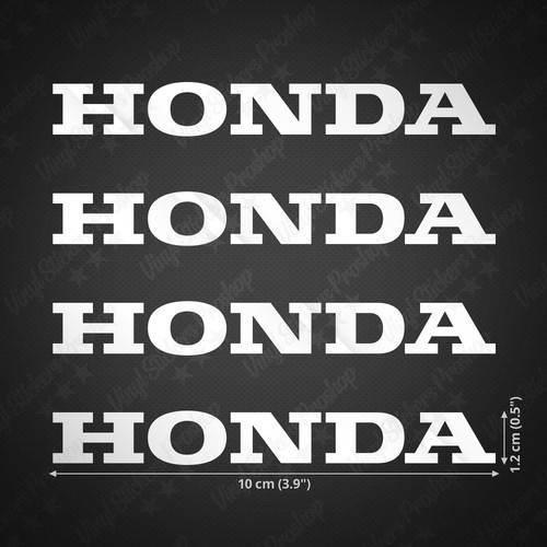 Stickers honda cm blanc - 4,