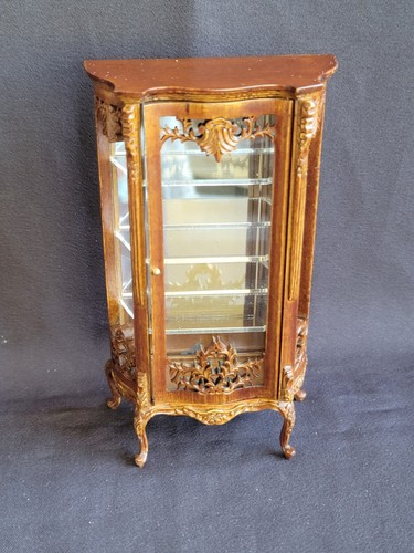 Vitrine miniature bois - , porte