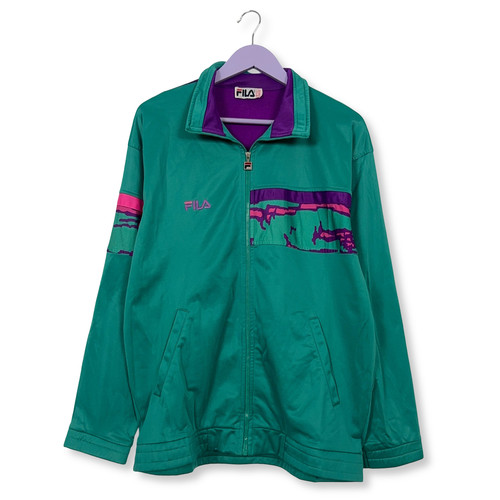 Sweat fila vintage vert - sweat, et