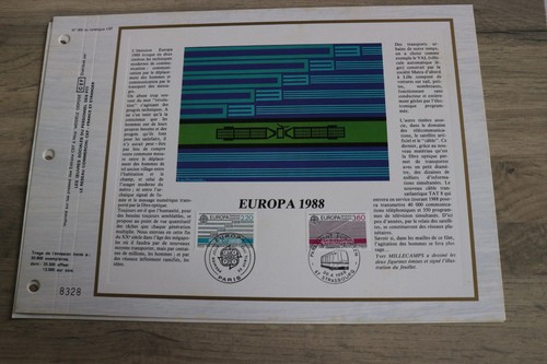 Feuillet cef 1988 - feuillet,