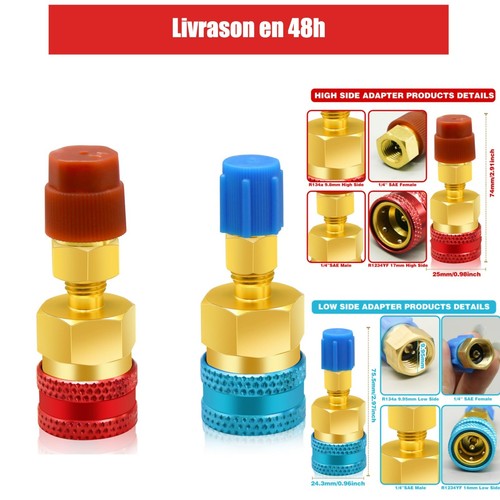 Adaptateurs r134a vers - r134a,