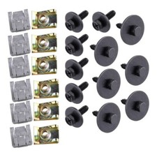 24x Cache moteur Attaches Clip Des vis pour Mercedes Classe C W204 Classe E W211
