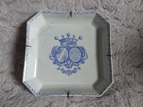 Plat ancien gien faïence - plat, –