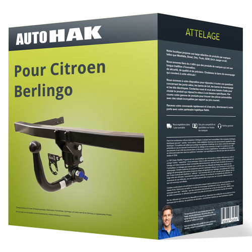 Attelage pour citroen berlingo - attelage,