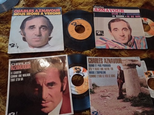 Lot vinyles 45t - de,