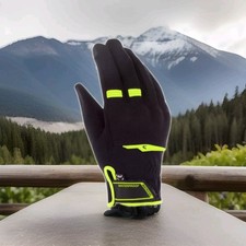 BERING Gants Mi-Saison Homme BORNEO EVO noir/jaune  taille 8 / S