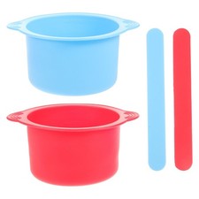 2 Pcs Pot À Cire En Silicone