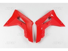 Réservoir Cache-Radiateur Scoops Compatible À Honda Crf 250 2018 Cr450f R Rouge
