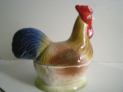 Coq michel caugant - caugant, ceramique