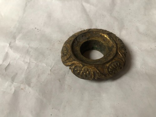 Bobèche bronze ancien - en,