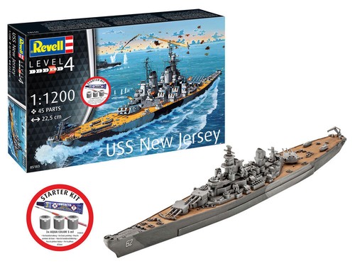 Revell cuirassé uss - uss, new