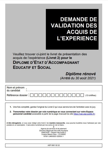 Vae deaes nouvelle réforme - deaes,