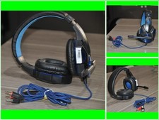 Casque de jeu filaire réglable à 120 ° avec microphone antibruit, PS4, PS5, Xbox