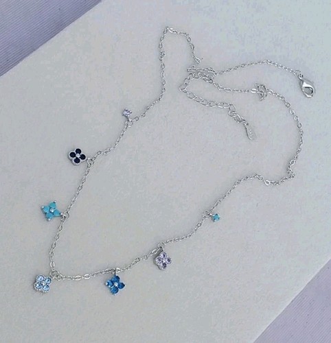 Collier trèfles argent - collier,