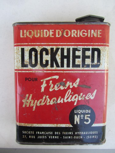 Bidon huile lockheed - huile,