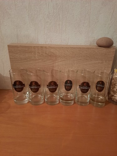 Lot verres clan campbell - de,