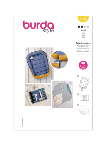 Burda 5834 accessoires - burda,