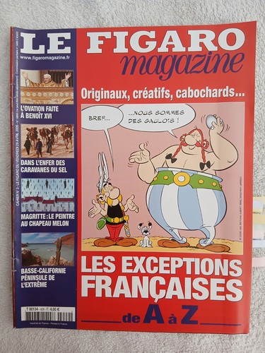 Figaro magazine 2005 asterix - magazine,