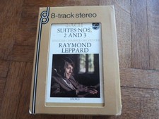 cartouche 8 pistes cartridge 8 trk - Raymond Leppard - Bach suites nos. 2 and 3