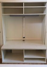 MEUBLE LAQUE BLANC POUR TV ET MULTI RANGEMENTS POUR APPAREILS