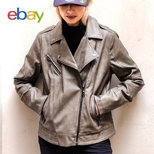 Perfecto femme marron cuir