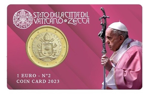 Vatican coin card - vatican,