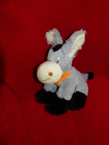 Doudou peluche sandy ane - peluche, gris