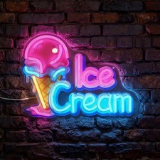 Panneau Néon LED Glace