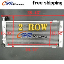 2ROW Aluminum radiator for