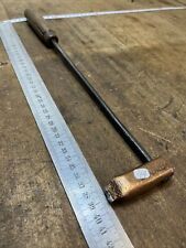 OLD TOOL / outil ancien, fer à souder tête en cuivre N.44
