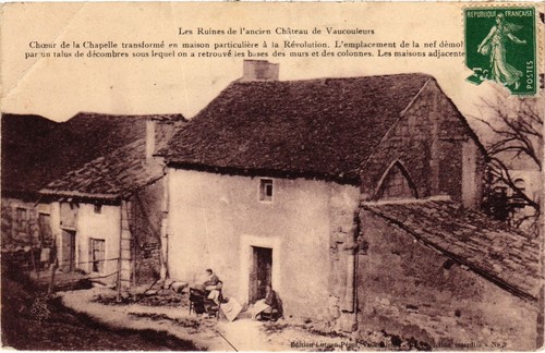 Cpa vaucouleurs ruines - cpa, de
