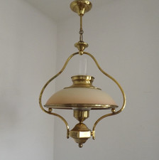 Lanterne suspendue vintage française J P Ryckaert Louisiane avec entonnoir 5581