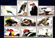 Zaïre 1982 Oiseaux