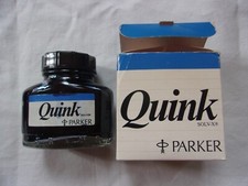 Flacon d’encre Parker ancien Quink