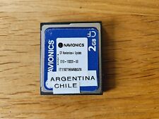 Carte CF AVIONICS 2 Go ARGENTINE CHILI - Raymarine E80 E120