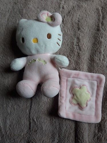 Doudou chat rose - doudou,