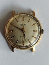 Reglex montre Homme Vintage Années 1960 Plaqué Or Fonctionne.