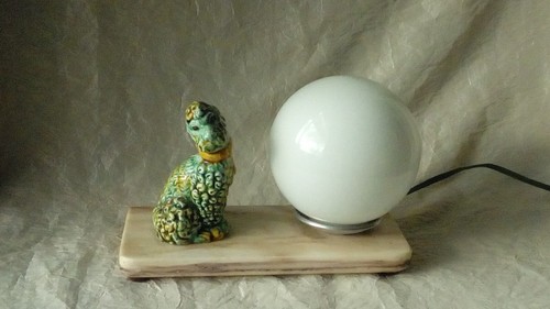 Ancienne lampe art deco - art,