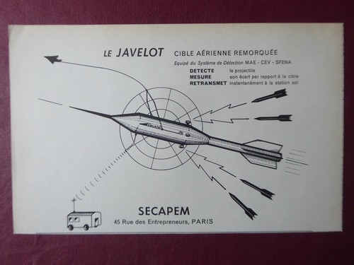 1960 pub secapem javelot - secapem,