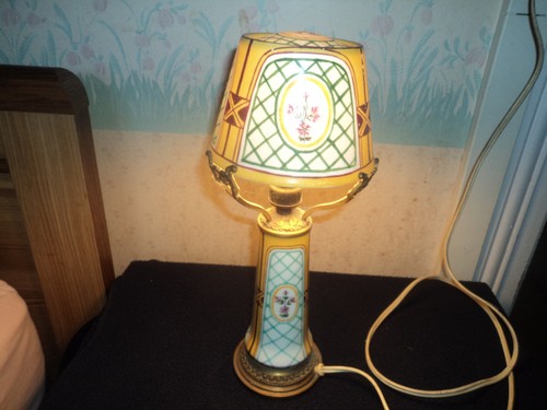 Ancienne lampe en - ancienne, céramique
