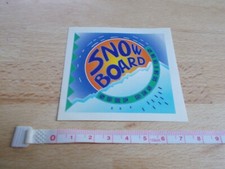 Autocollant FROSTIES KELLOGG'S - SNOWBOARD - 1995