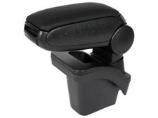 Pour Renault Megane II MK2 2002- Accoudoir Central Pliable Cuir Noir