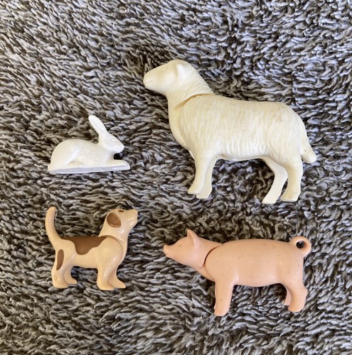 Lot playmobil mouton blanc - :,