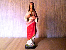 ancien SANTON d'EGLISE Creche Statuette Church Figurine JESUS CHRIST h: 17,5 cm