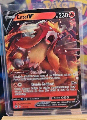 Carte pokémon entei - carte, 022/172