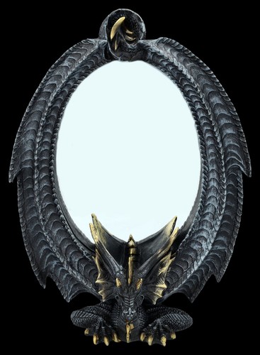 Miroir gothique avec dragons - gothique,