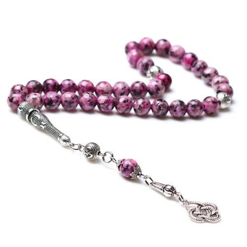 Natural pink rain stone muslim - pink,