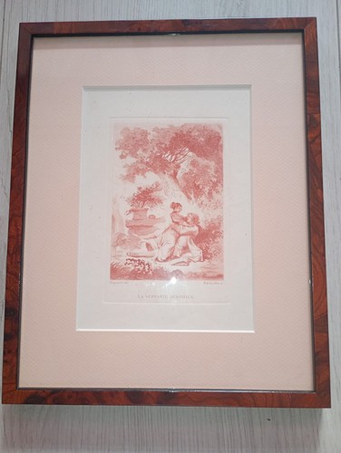 Ancienne gravure sanguine