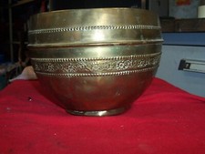 Cache-pot cuivre laiton fait